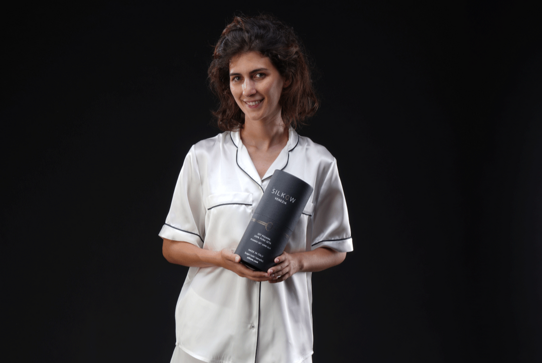 Pigiama Corto Donna 100% Seta 22 Momme