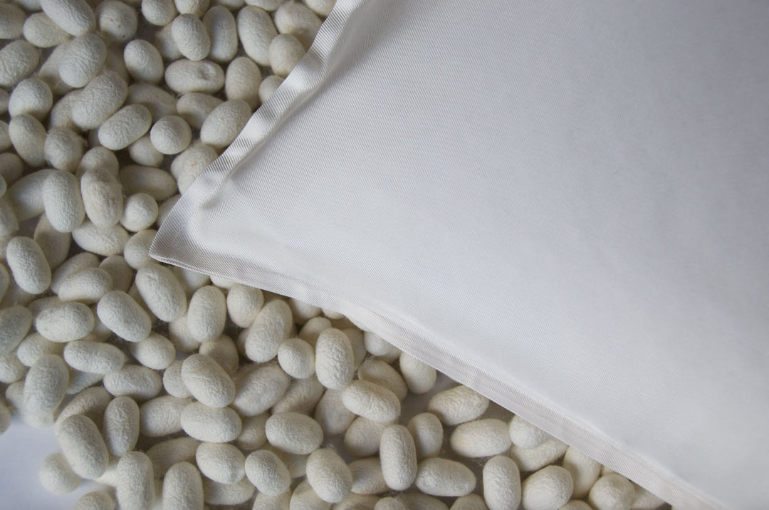 Federa 100% Seta Opaca 29 Momme 50x75/80cm Bianca