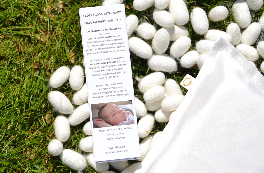 SILK SATIN PILLOWCASE - BABY 